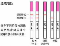 关于早孕试纸呈弱阳性或一深一浅